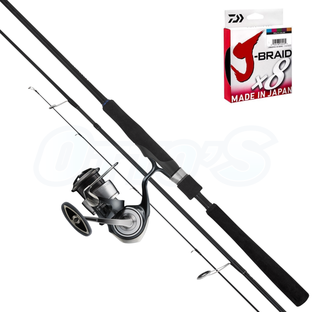 Daiwa TD ZED & Certate Soft Plastics & Vibing Fishing Combo