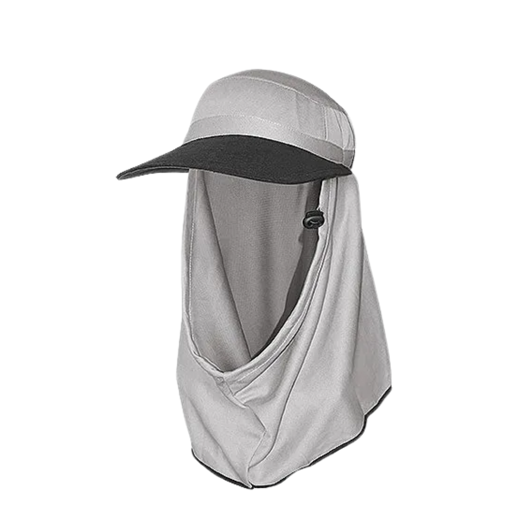 Sun Protection Adapt-A-Cap Hibiscus Pink Frillneck Style Hat