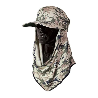 Sun Protection Adapt-A-Cap Hibiscus Pink Frillneck Style Hat