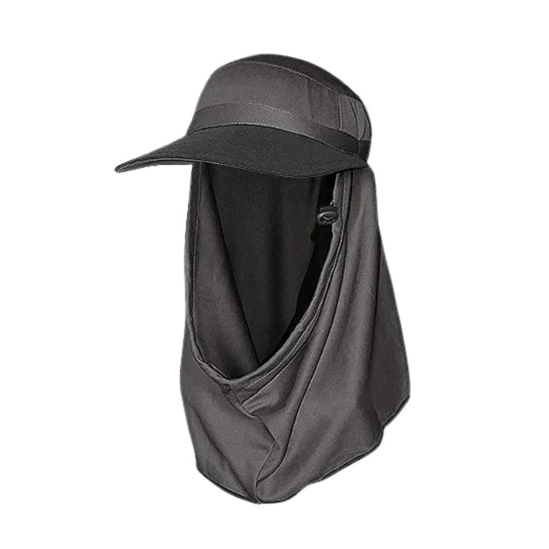 Sun Protection Adapt-A-Cap Hibiscus Pink Frillneck Style Hat