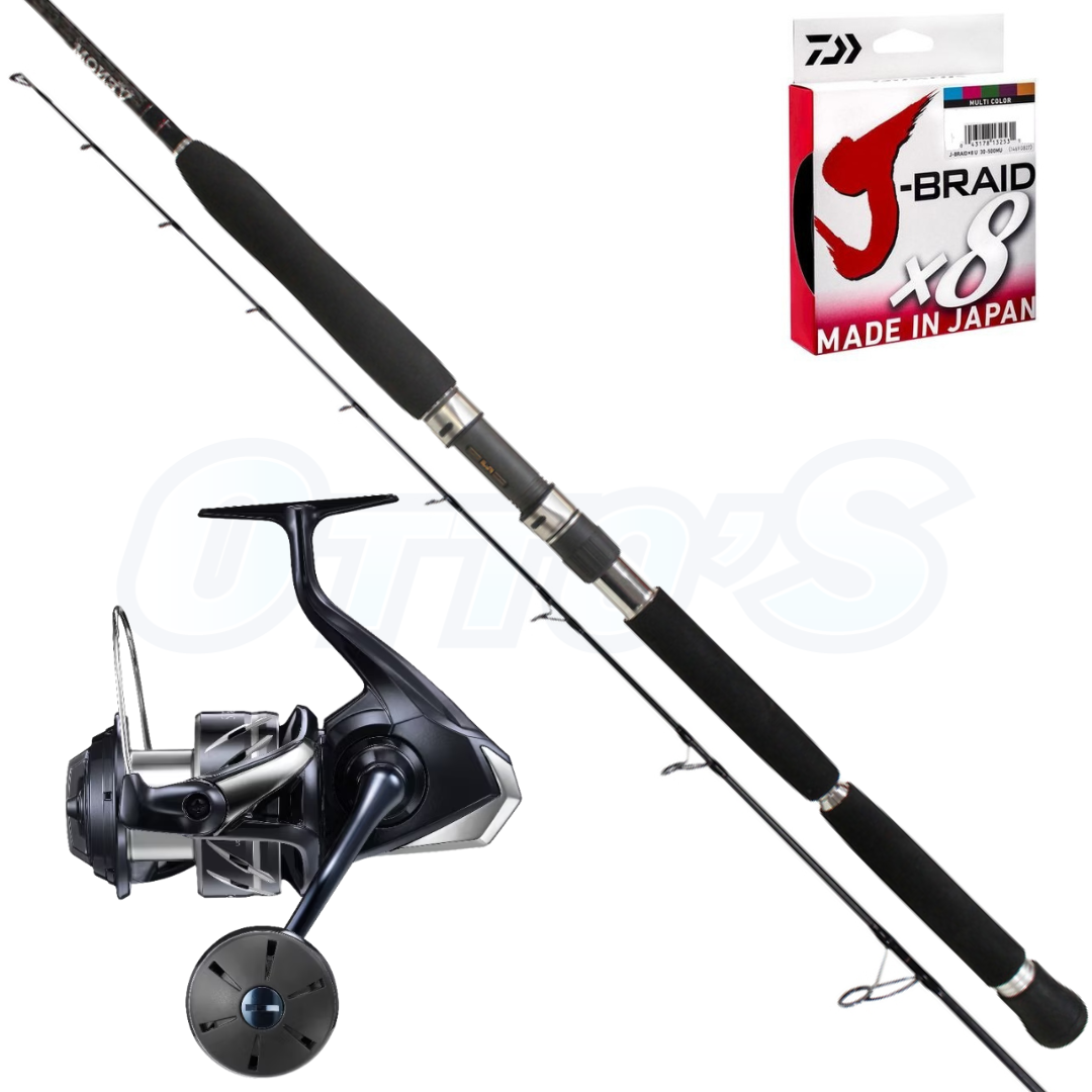 Shimano Stradic and Live Fibre Jig Combo
