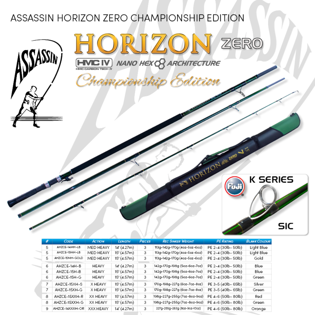Assassin Horizon Zero 7 Championship Edition 15' XH PE 3-5