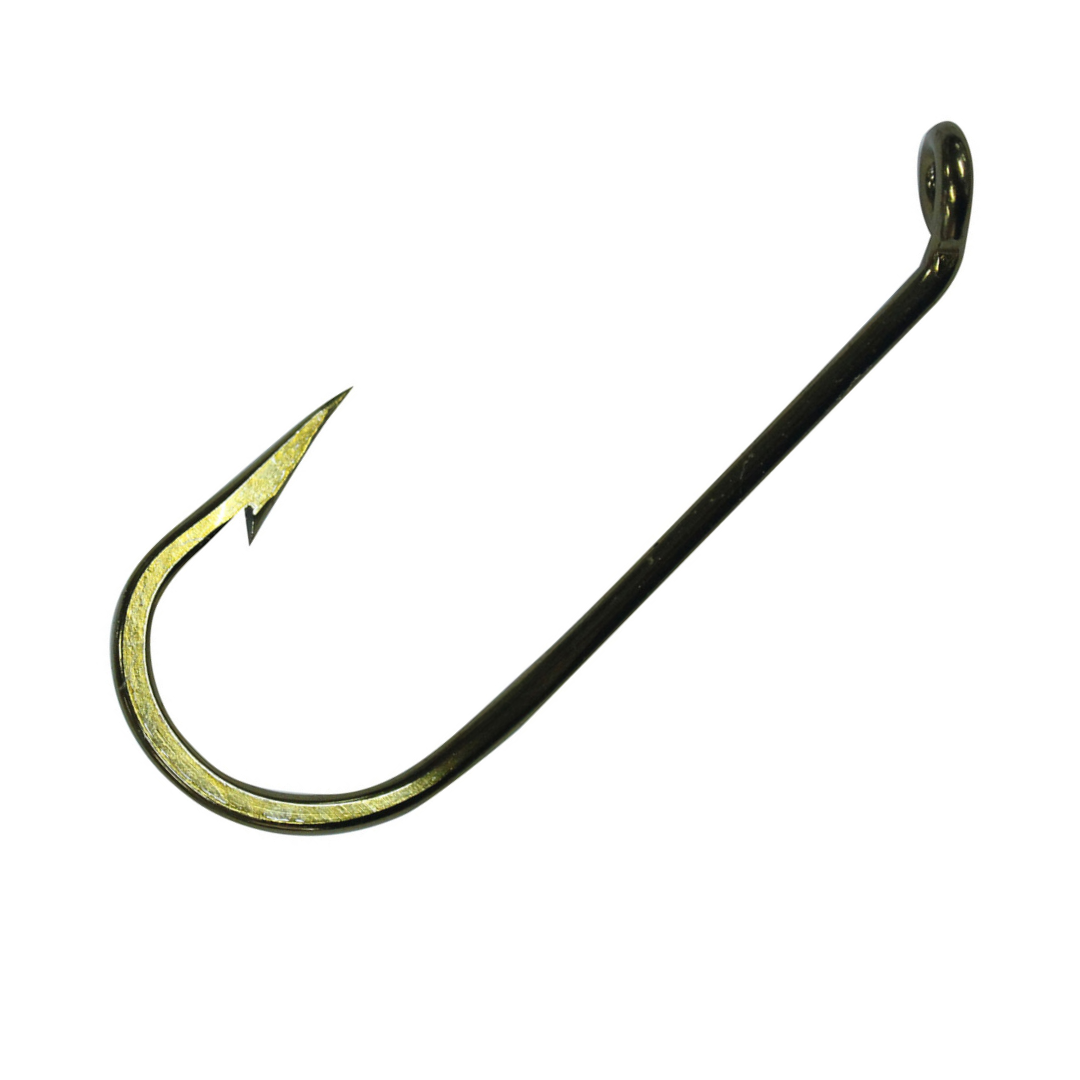 Mustad French Viking 542-BR 2X Strong Bait Fishing Hooks - 1/0 ~ 2/0 ~ 3/0 - 25pc