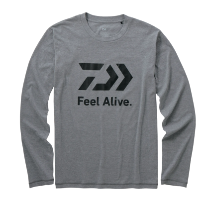 Daiwa Womens T-Shirt Size WM ~ Short Sleeve / Long Sleeve Tee ~ Grey