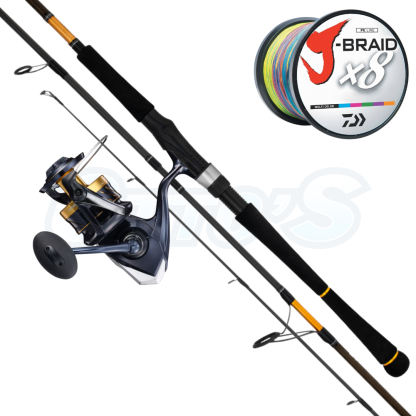 Medium Heavy Drone Fishing Spinning Combo Shimano and Daiwa