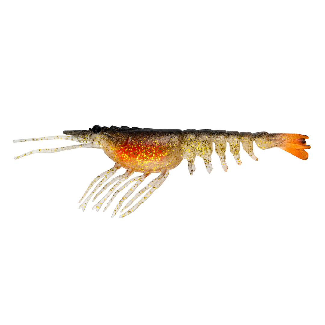 Nomad Live Ops Switcher Shrimp 3.5in Soft Plastic Fishing Lure