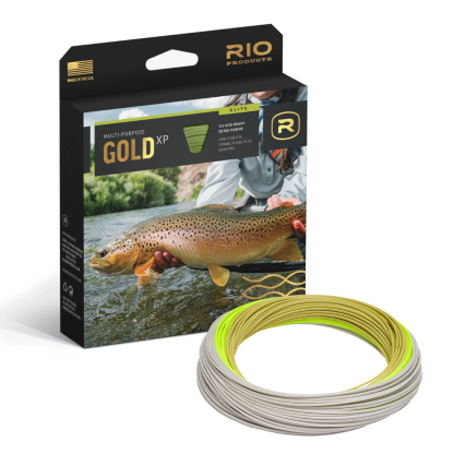 2025 RIO Gold XP Elite ~ 1/2 Size Heavy Extra Power ~ Moss/Electric Green/Grey ~ Floating Fly Line