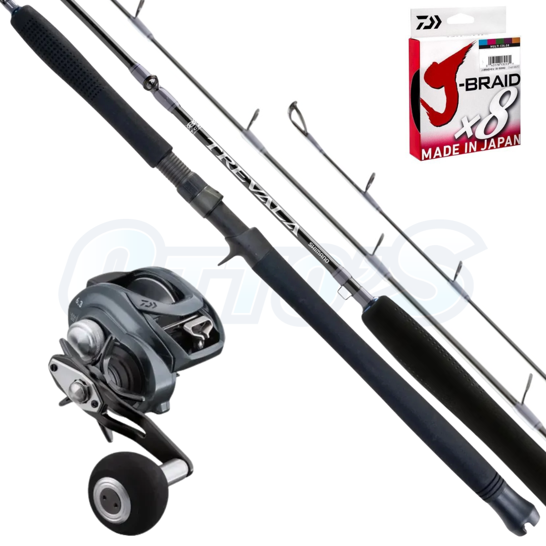 Shimano Trevala & Daiwa Lexa Snapper / Demseral Fishing Combo