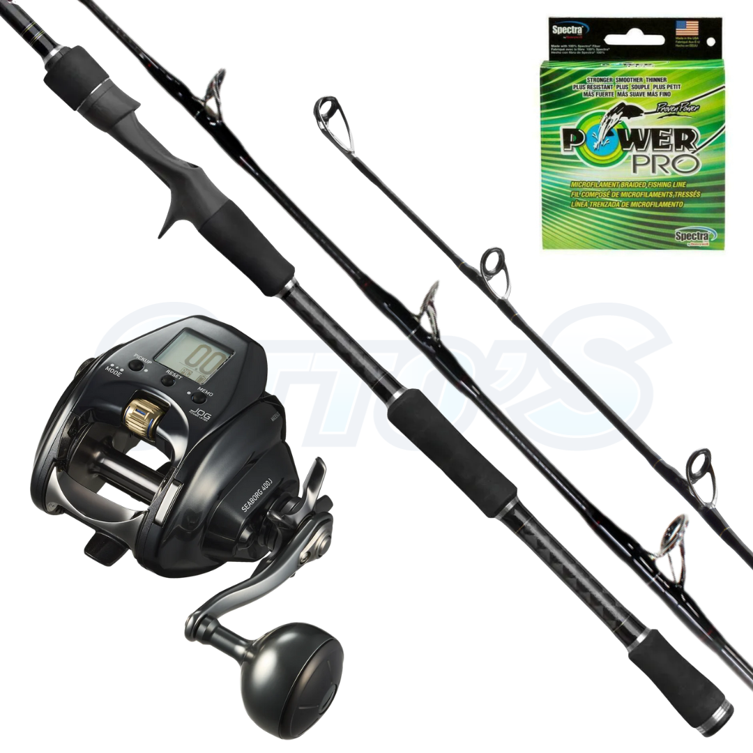 Wilson Live Fibre & Daiwa Seaborg Snapper / Demseral Fishing Combo