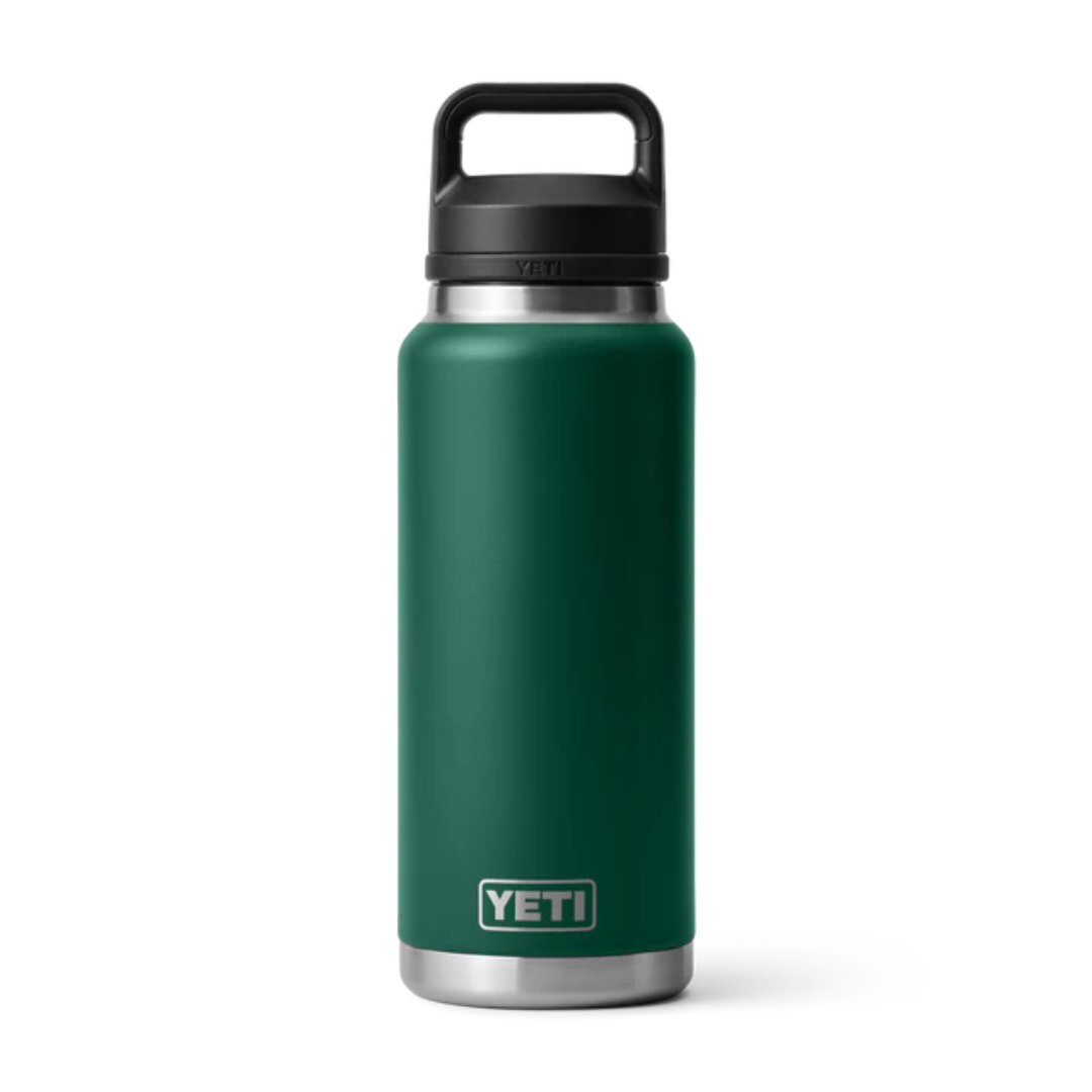 YETI Rambler 36 oz Bottle Chug Black Forest Green ~ Limited Edition Colour