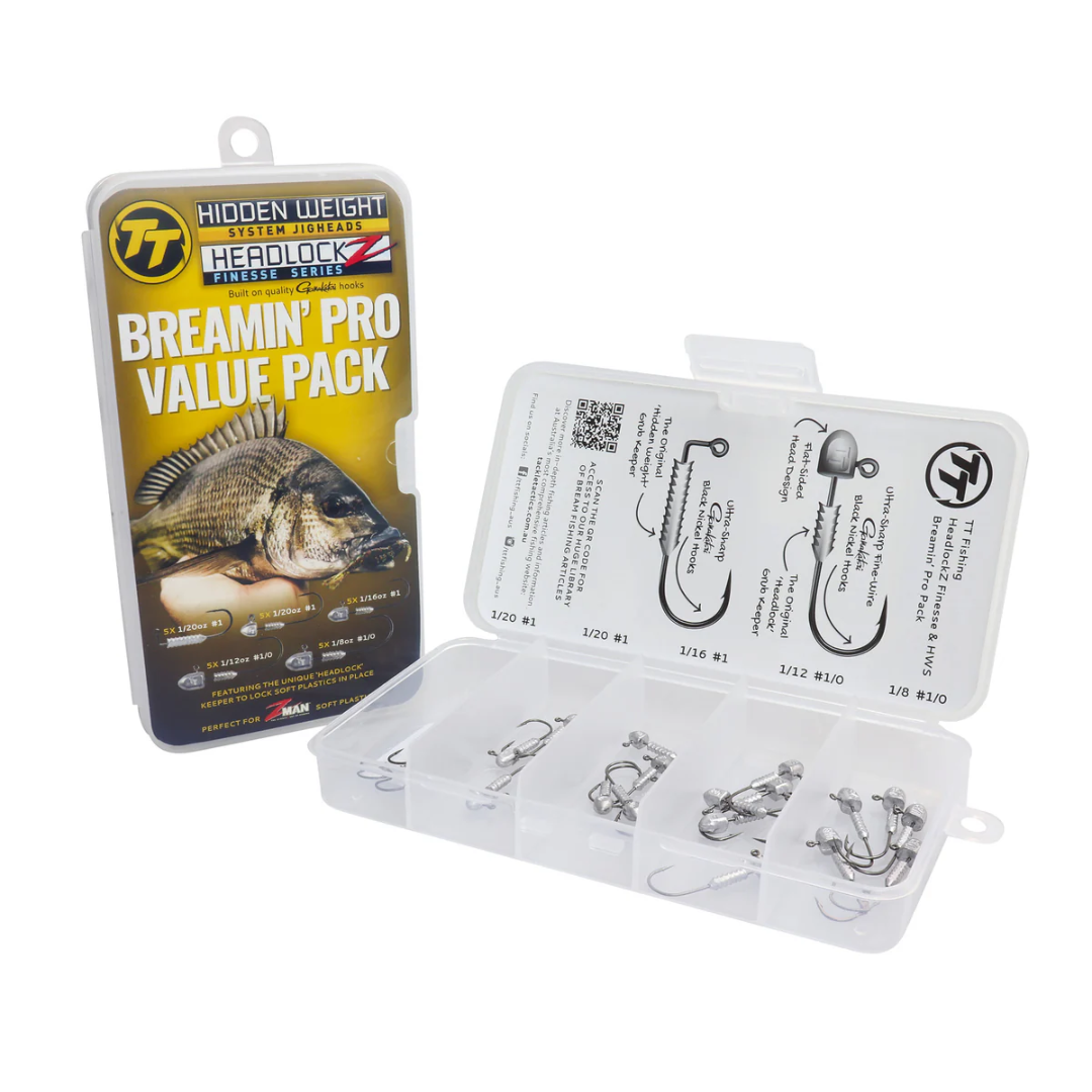 TT Fishing Jighead Flathead Value Pack