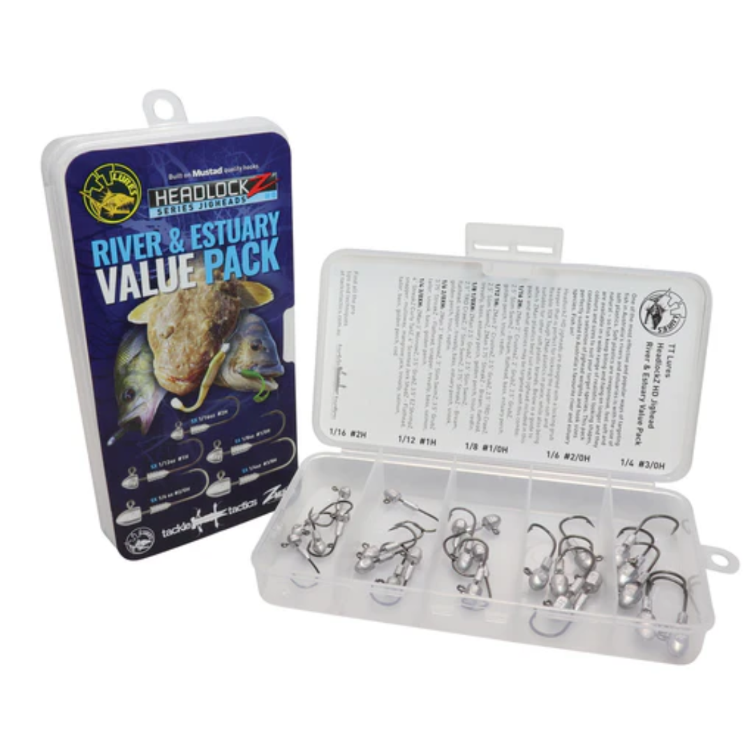 TT Fishing Jighead Flathead Value Pack