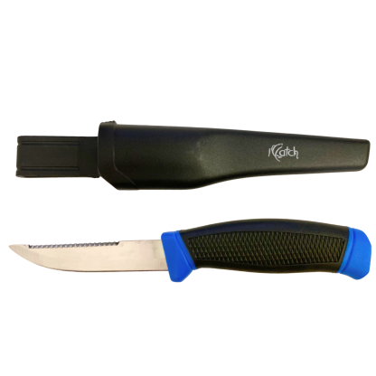 iCatch Stainless Steel 4" Scaler Back Fishing Knife