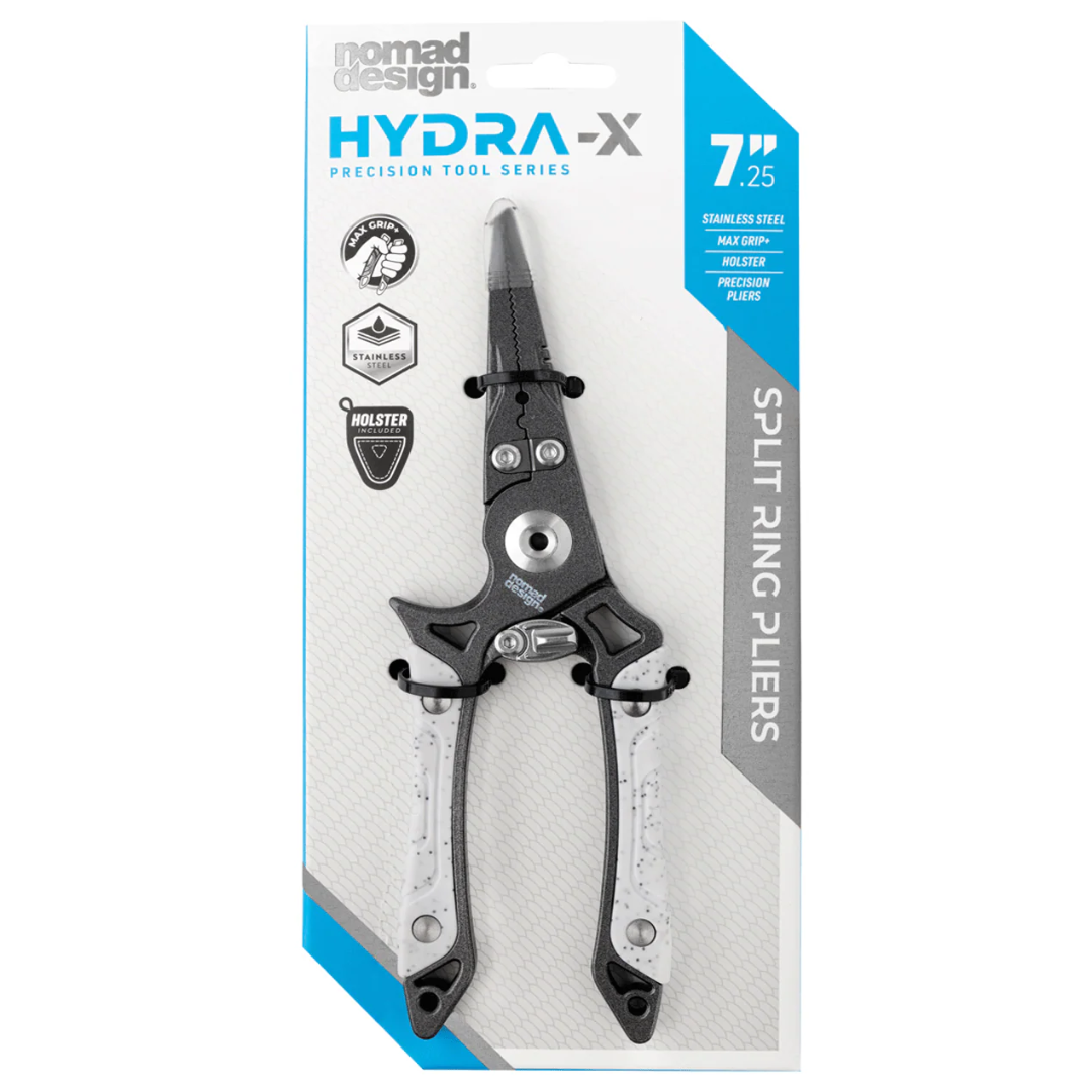 Nomad Hydra-X 7.25in Stainless Steel Split Ring Pliers 