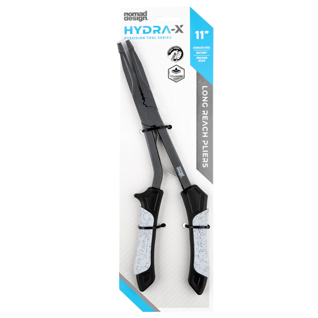 Nomad Hydra-X 11in Long Reach Stainless Steel Pliers 