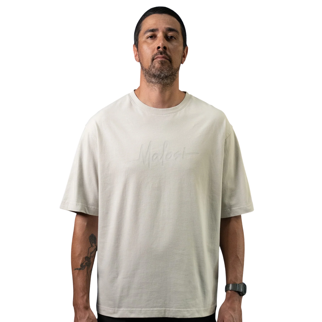 Malosi Staples Tee White
