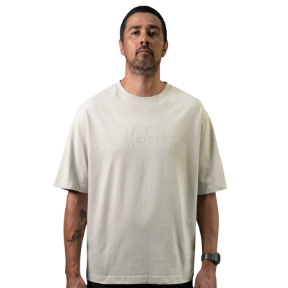 Malosi Staples Tee White