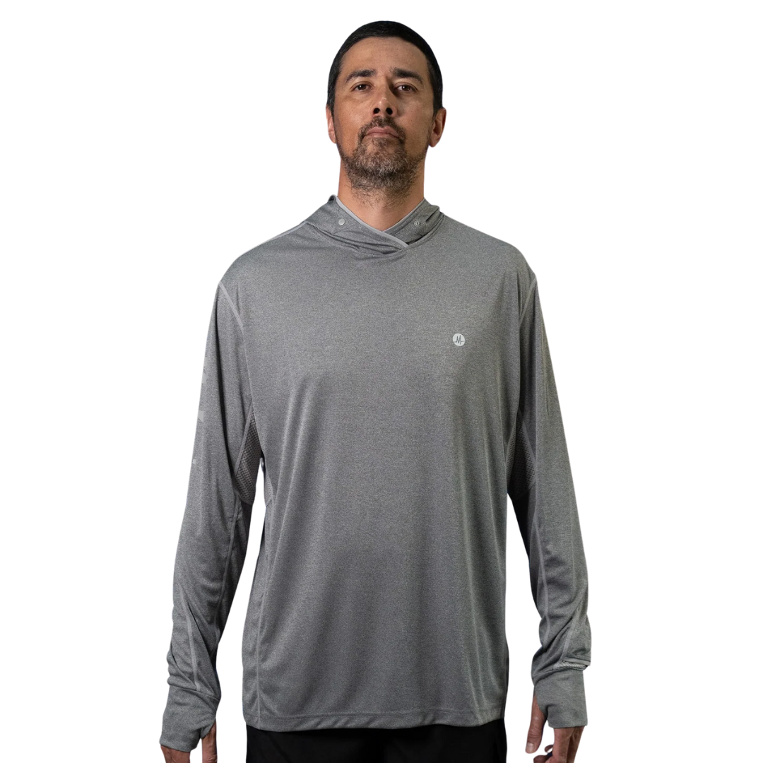 Malosi Eclipse Pro Grey Fishing Shirt 