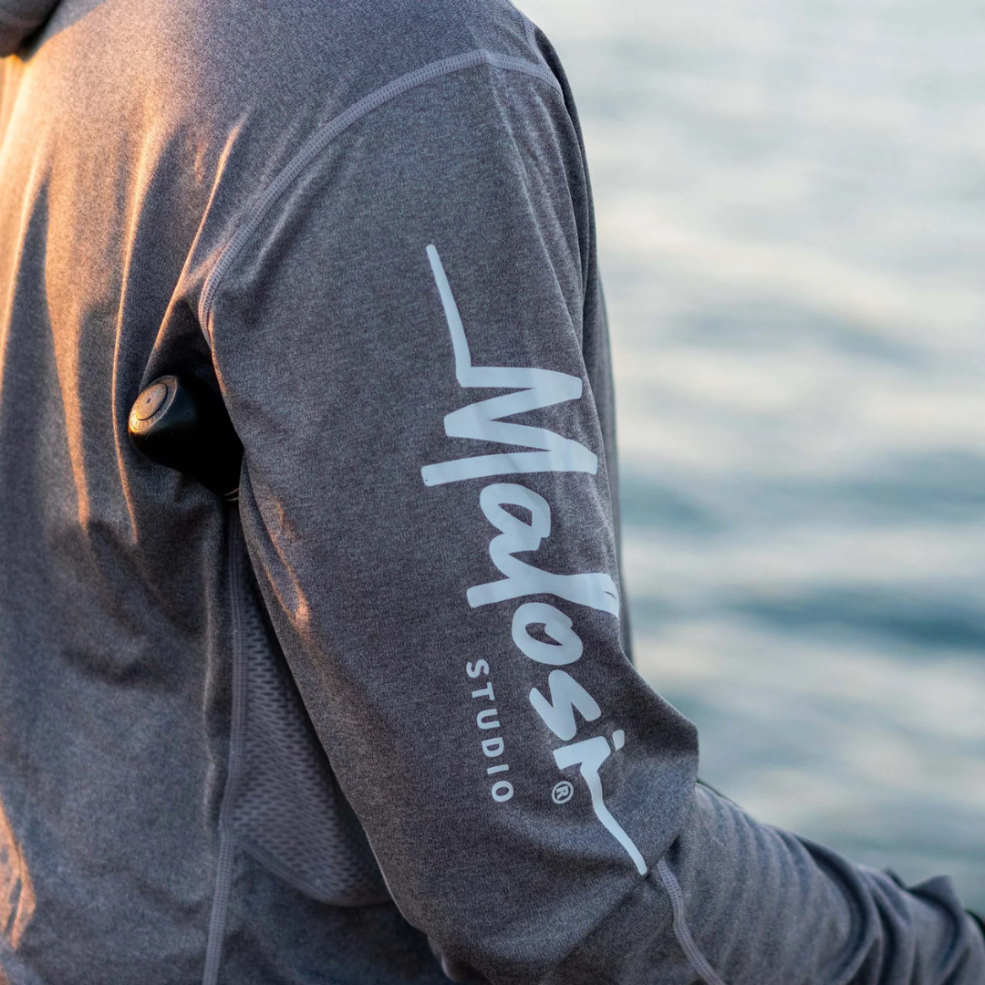 Malosi Eclipse Pro Grey Fishing Shirt 