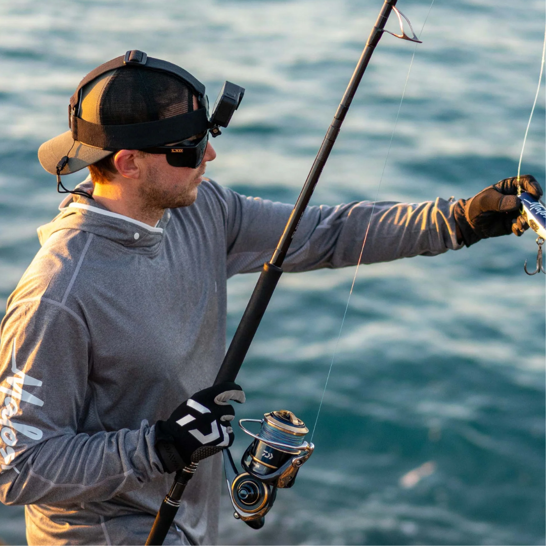 Malosi Eclipse Pro Grey Fishing Shirt 