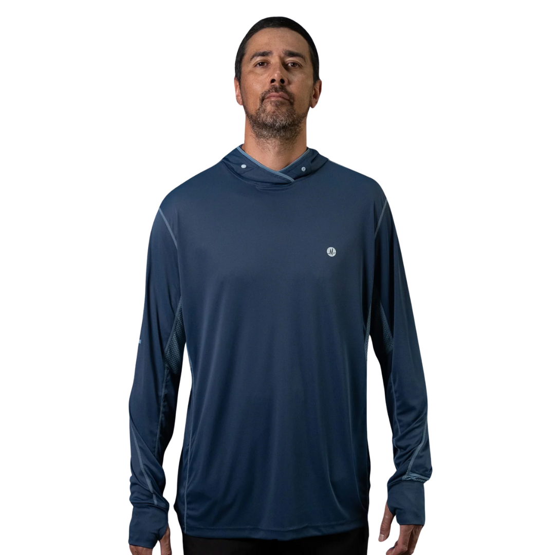Malosi Eclipse Pro Navy Fishing Shirt 