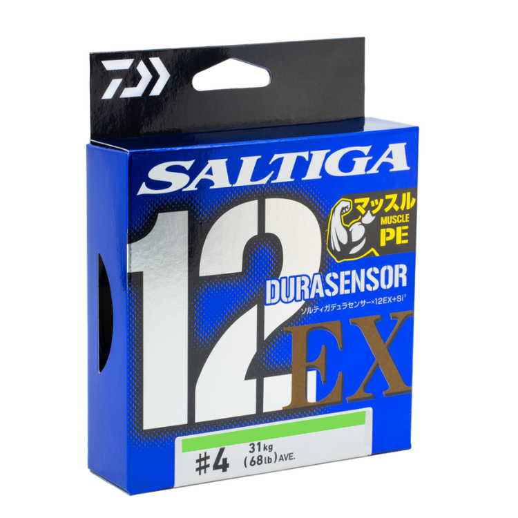 Daiwa Saltiga x12 EX Chartreuse Braid 200m