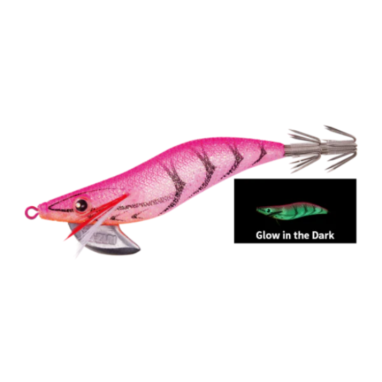 The Yo-Zuri Aurie Q 1.6 Squid Jig Cloth Wrapped