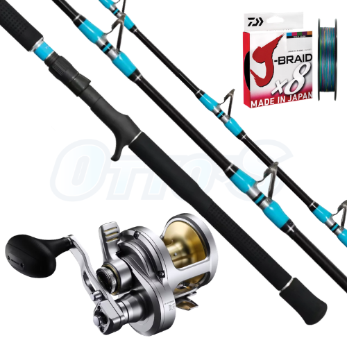 Shimano Talica 12 PE8 Overhead Jigging Fishing Combo