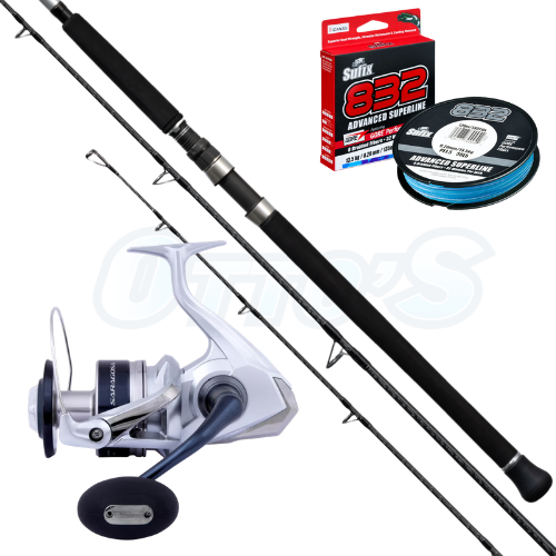 Shimano Saragosa & Grappler PE8 Topwater Fishing Combo