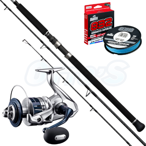 Shimano Saragosa & Grappler PE6 Topwater Fishing Combo