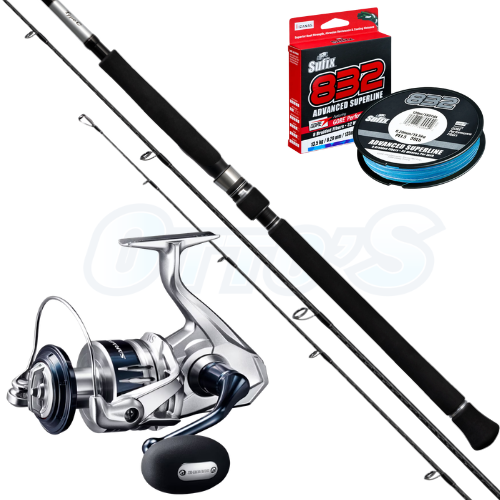 Shimano Saragosa & Grappler PE4 Topwater Fishing Combo