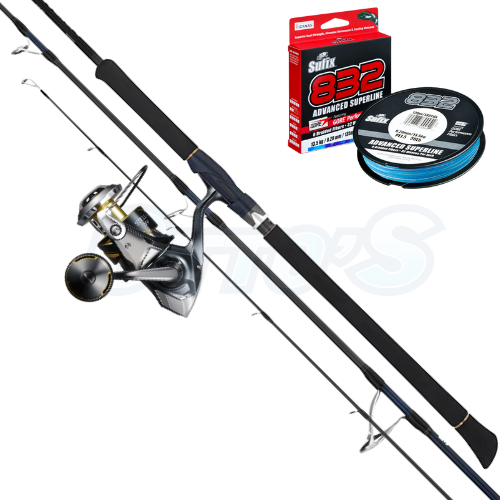 Shimano Stella SW D & Daiwa Saltiga LC PE4 Casting Combo