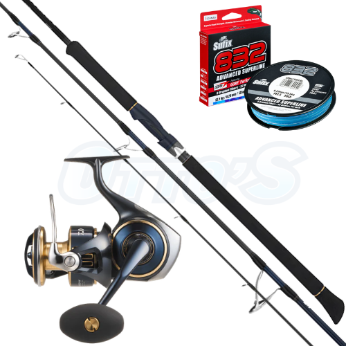 Daiwa 25 Saltiga & Saltiga LC PE4 Casting Combo
