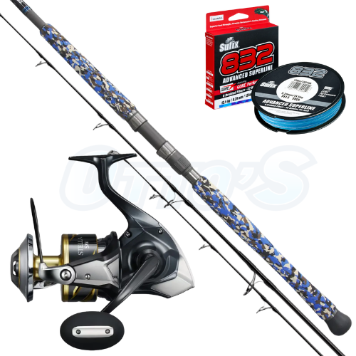 Miller Rods Pirate & Stella SW PE8 Topwater Fishing Combo