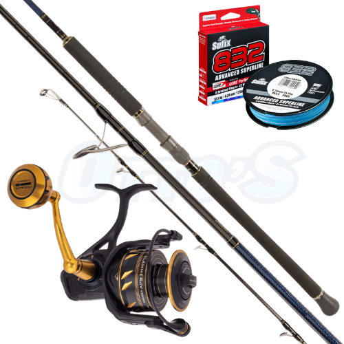 Penn Slammer & Ocean Assassin PE3 Casting Fishing Combo