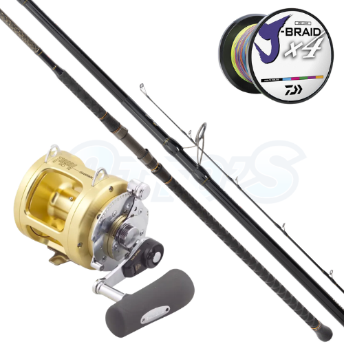 Shimano Tiagra & Penn Prevail Apex Overhead Drone Fishing Combo