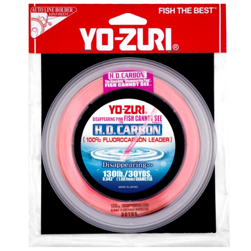 Yo-Zuri HD Fluorocarbon Pink Fishing Leader Line