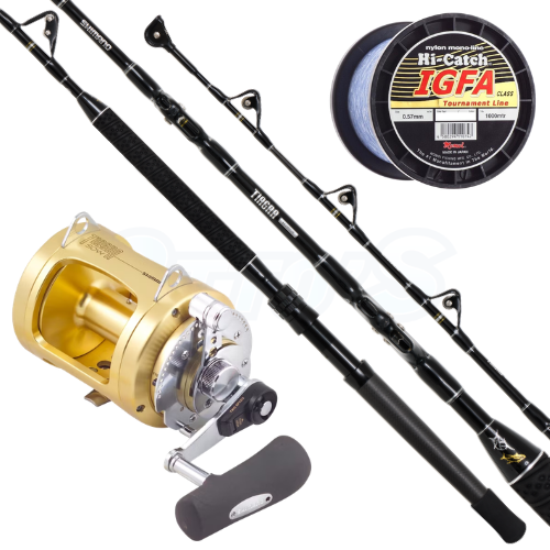 Shimano Tiagra Ultra & Tiagra 50W 24kg Gamefishing Combo