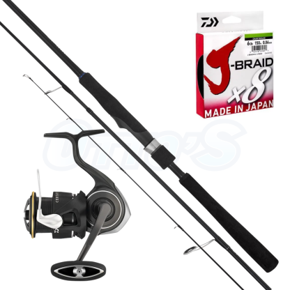 Daiwa TD ZED & Certate HD Medium Spinning Fishing Combo