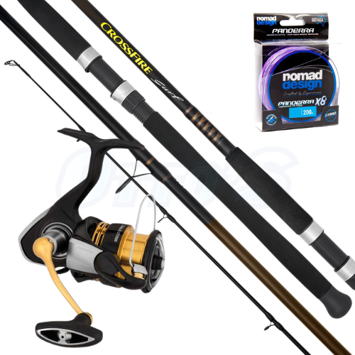 Daiwa Legalis & Crossfire Medium Beach Fishing Combo