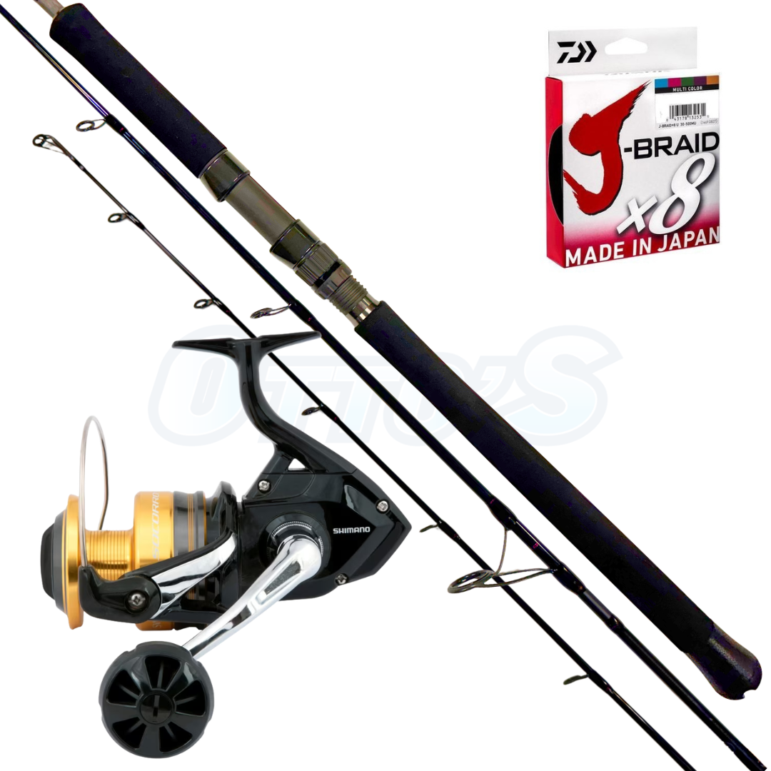 Medium Kingfish Jigging / Livebait Spinning Fishing Combo