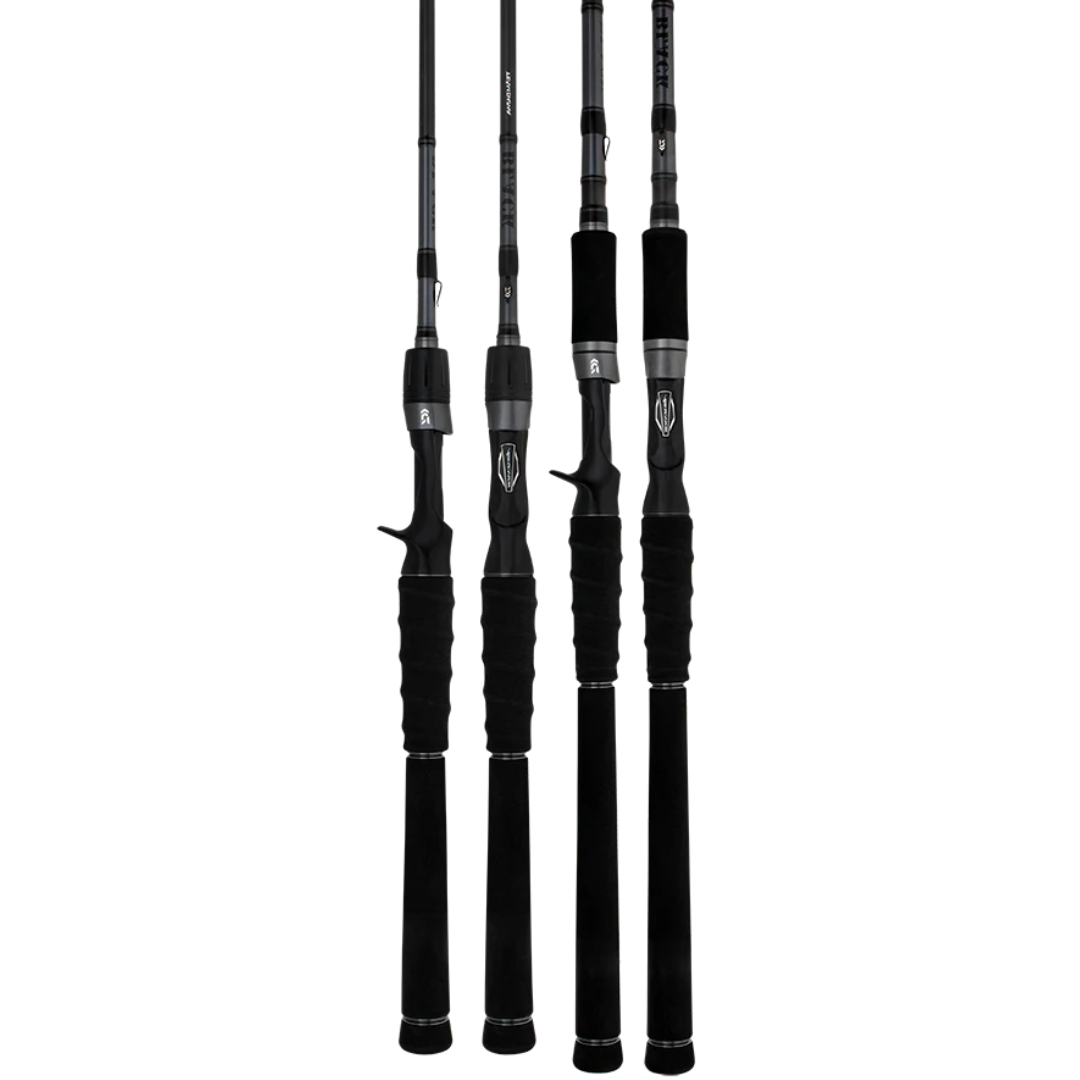 23 DAIWA TD BLACK BAITCAST FISHING RODS-Otto's  Tackle World