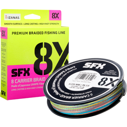 Sufix SFX 8 Carrier 300m Multicolour Braid Fishing Line