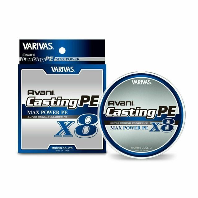 Varivas Avani Casting PEx8 Max Power White 300m Fishing Braid