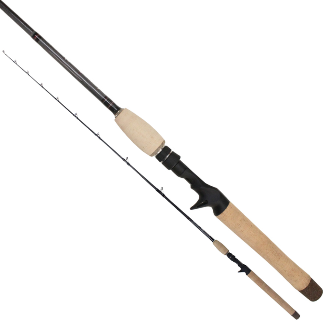 Live Fibre Venom Black Bass Baitcaster Fishing Rods