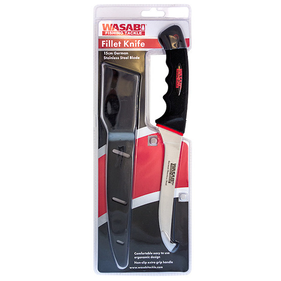 Wasabi Black Magic Stainless Steel Fillet Knives-Otto's  Tackle World