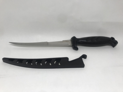 6" Filleting Knife with Plastic Sheath