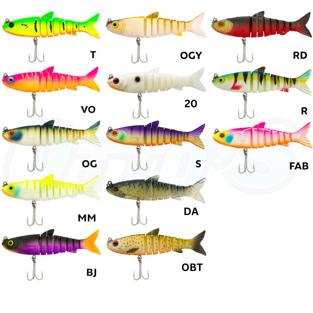 Zerek Live Mullet 5.5inch 35g Jointed Swimbait Soft Plastic Lure