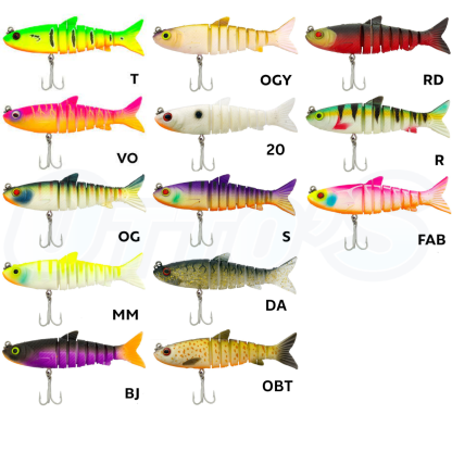 Zerek Live Mullet 5.5inch 35g Jointed Swimbait Soft Plastic Lure