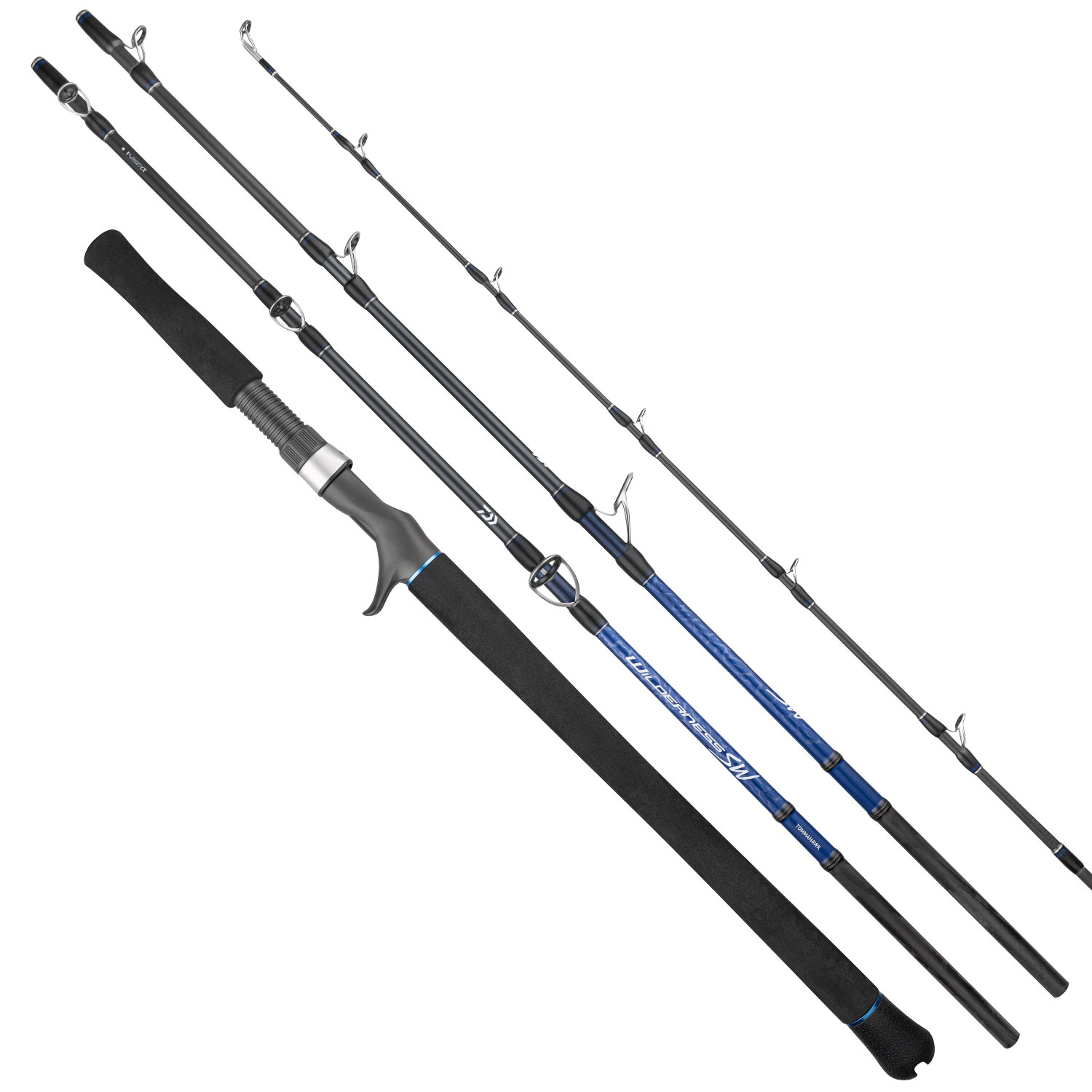 Daiwa Wilderness SW Baitcast Fishing Travel Rod